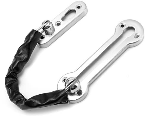 Tür Kette, Einbruchsichere Türkette aus Edelstahl, dicke Türkette, Sicherheitsschloss, Türriegel, Hotel-Schmetterlingsriegel. Ketten