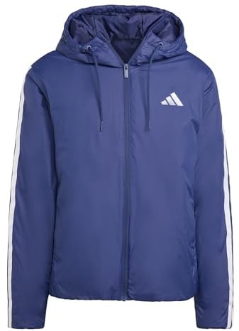 adidas Herren Essentials Climawarm 3 Stripes Insulated Hooded Jackets Jacke (1er Pack)