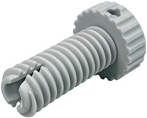 VIOKS Gerätefuß Ersatz für Bosch Siеmens 00611942 611942 Standfuß - Fuß Trocknerfuss 52 mm x 27 mm Ø Grau für Avantixx Classixx Extraklasse Exxcel Trockner Wärmepumpentrockner