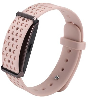 Annadue Smart-Armband, Fitness-Tracker mit App-Überwachung, Schlafphasen-Tracking, 40 Tage Akkulaufzeit, 10 M Wasserdicht, Leichtes, Bildschirmloses Design für Gesundheitsmanagement (Rosa)