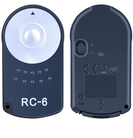 WKOLF Telecomando di ricambio RC-6, adatto per Canon RC-6