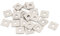 sourcing map 20Stk M3 x 10mm Viereck Edelstahl Flatte Reparatur Platte Silber DE de
