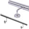 HENGMEI Geländer Edelstahl 80cm Wandhandlauf Edelstahl Handlauf Treppengeländer Eingangsgeländer mit Wandhaltern Halter für Treppen, Balkon, Brüstung