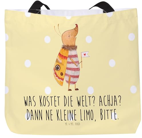 Mr. & Mrs. Panda Shopper Nachtfalter Fähnchen - Geschenk, Küche Deko, Käfer, niedlich, Gute Laune, Schulbeutel, Tragebeutel, Tiere, Was kostet die