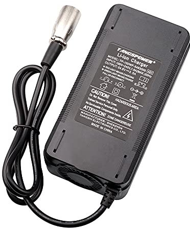 54.6V 3A Chargeur de Batterie au Lithium vélo électrique 48V Chargeur 3 Broches pour 13Series 48V Batterie au Lithium