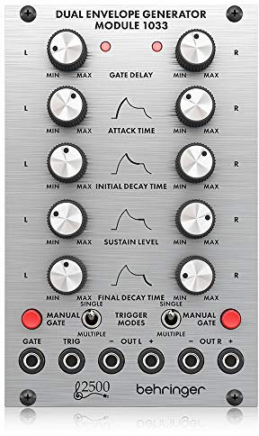Behringer DUAL ENVELOPE GENERATOR MODULE 1033 Legendäres analoges Hüllkurvengeneratormodul der Serie 2500 für Eurorack