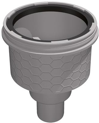 LUX ELEMENTS Siphon vertical pour TUB LINE, TUB-LINE BA-S LTUBE1113, gris