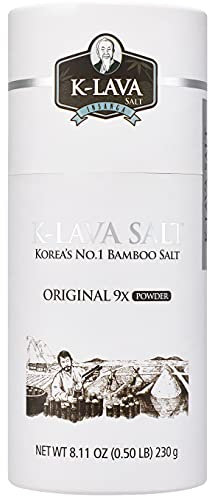 K-LAVA SALT—Sal de bambú n.º 1 de Corea—Original 9X (Polvo 230 gramos)