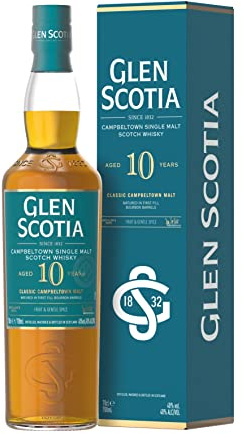 Glen Scotia 10 ans Single Malt Whisky 40° 70CL