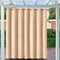 Clothink Outdoor Vorhang Wetterfest Mit Ösen, Outdoorvorhänge Wasserdicht Outdoor Gardinen Sonnenschutz Sichtschutz für Balkon Pergola Terrasse Veranda (255x245cm, 1 Stück, Beige)