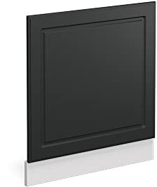 Vicco Frontblende R-Line, Anthrazit Landhaus/Weiß, 60 cm ohne Arbeitsplatte