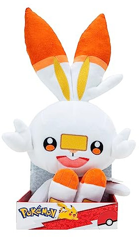 Pokémon PKW3107-30cm Plüsch - Hopplo, offizielles Plüsch