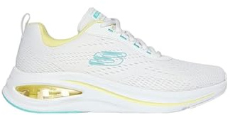 Skechers Damen ausgestrahlt Skech-AIR META AUSGELUFT, Weißer Netzbesatz, 38 EU