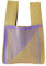 Anopo Donna Polso Nodo Borsa Tote Piccolo Uncinetto Polsino Borsa a Mano Estetico Carino Maglia Borsetta Strisce Viola Giallo