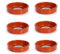 Tradineur - Pack de 6 cazuelas Redondas de Barro - Aptas para vitro y Horno - Ideales para guisos y asados caseros – Ø 14 cm
