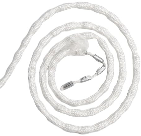 COACOM 1 Stück 5 Meter Vorhang schweres Bleigewichtsband, Vorhangbleiband, Vorhangbleidraht, Moskitonetz-Gaze-Vorhanggewichtsdraht, geeignet für Outdoor- und Schwerlastvorhänge