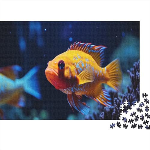 Chopinfranciszek_ocean_fish_looking_at_camera_in_a_fish_tank_br_ab8a7a8e-62eb-4072-99c2-ee19031ed2c9Puzzle 1000 PiecesAdult Puzzle Educational Games Home Decoration PuzzleImpossible PuzzleWooden Jigs