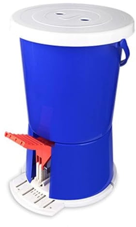 MGHRUE Mini Lavatrice A Pedale Vasca per Lavanderia Portatile Non Elettrica 2 In1 Dormitorio da Banco Lavatrice Manuale Lavatrice A Pedale per Campeggi Dormitori Appartamenti Viaggi