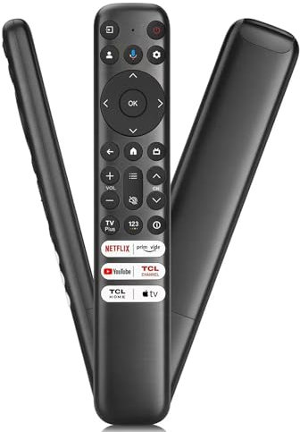 Upgrade replacement TCL TV remote control for TCL 4K LCD LED Smart TV - NO SETUP REQUIRED