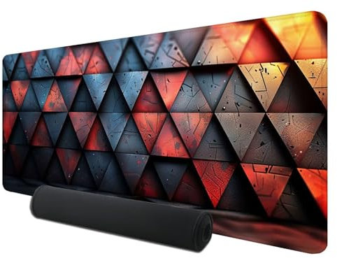 Gaming Mauspad XXL 700 x 300 mm, Farbe Mousepad Groß mit Vernähte Kanten WassXerdicht Anti-Rutsch, XXL Mousepad Wissenschaft Schreibtischunterlage für PC, Verbessert Präzision und Geschwindigkeit I-8