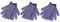 Artibetter 3 Paare Schutzhandschuhe Ofenhandschuhe Für Kinder Handschuhe Für Heiße Topflappen Blaue Handschuhe Backhandschuhe Schnittfeste Handschuhe Psa-handschuhe Arbeitshandschuhe Blue