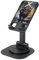 North American Bison Handy-Ständer, 360° verstellbar, faltbar, Desktop-Handyhalterung, kompatibel mit den meisten Handys, Schwarz