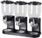 Triple Cereal Dispenser, 6L Countertop Dry Food Dispenser Kitchen Cereal Storage Container Machine for Cornflakes Candy Nuts Beans Grain Rice Granola