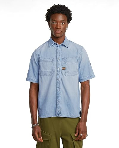 G-STAR Herren Slanted Double Pocket Regular Shirt