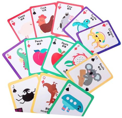 UPKOCH Pädagogisches Baby-Spielzeug-Set Für Kinder Und Kleinkinder Interaktives Kartenspiel Kreative Regeln Für Die Feinmotorik