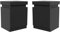 YOURLITE Bedside Table Set of 2 with 2 Drawers, Modern Bedside Cabinet with Charging Station and LED Lights, Nightstand with Sliding Top, Bed Cabinet Chest of Drawers Living Room Bedroom
