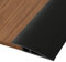 2M * 7cm Soglia di Dislivello Pavimento in PVC Autoadesiva, Profilo di Transizione Pavimento per Dislivello di 10-15mm, Listelli di Collegamento a Pavimento per Pavimenti Parquet Laminato (Nero)