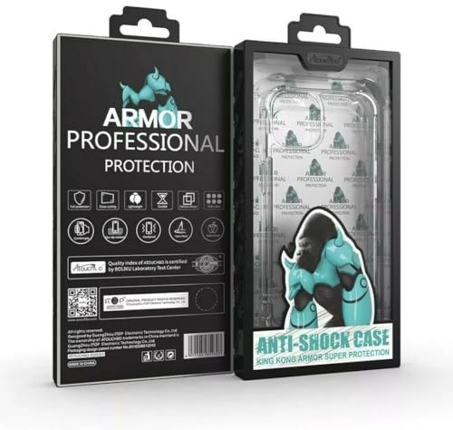 Case Compatible With Samsung S24FE King Kong Anti Burst Shockproof Armour Soft Transparent