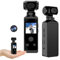 BSLVWG Cámara de acción 4K, cámara corporal, cámara deportiva subacuática ultra HD impermeable con clip de micrófono, cámara de video digital WiFi giratoria de 270°, videocámara 1.3 LCD, cámara de