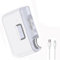 Electric Nail Clipper, 2-in-1 Cutting and Grinding Automatic Nail Clipper, 2-Speed Electric Nail Trimmer with LED Light, Electric Nail Trimmer Nail Polisher for Babies, Kids, Adults, Elderly