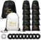 22 Stück Braut Geschenke JGA Party Zubehör,Team Bride Turnbeutel mit Brautjungfern Scrunchies,Braut Team Bride Kordelzug Turnbeutel,Team Bride Tasche,Damen Team Bride Rucksack Set für Brautparty JGA