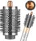 Large Round Volumizing Brush for Dyson Airwrap Styler, Nickel/Copper Big Round Brush Volumizer Attachment for or Dyson Airwrap HS01 HS05 HS08, Smooth Hair,Volumizing and Curly Styling