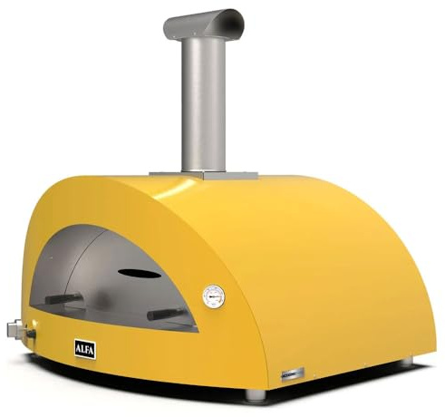 Alfa Forni Moderno 5 Pizze Hybrid Fire Yellow