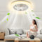 Aigostar- Ventilador Techo Alexa, 40W, 4400LM, 2700K-6500K Regulable, Lampara Ventilador Techo Alexa con Mando a Distancia y Gateway, Silencioso, 6 Velocidades, Diameter 50CM