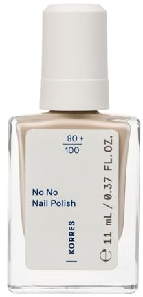 KORRES No No Nail Polish 34 Sand – veganer 10-Free Nagellack mit Gel-Effekt, hoher Deckkraft & brillantem Glanz, splitterfest, 11 ml – natürlich gepflegte Nägel ohne Schadstoffe