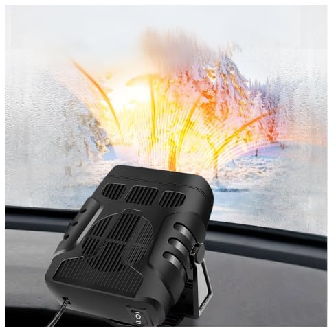 4-in-1 Auto Heizlüfter, Windschutzscheiben Defroster Demister 360°-Drehung