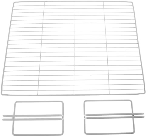Gefrierschrank Drahtteiler aus Eisen, Weiß, 1 Stück | Gittereinsatz mit Belüftung, Reconfigurierbares Layout, für Regalböden und Behälter im Restaurantbereich
