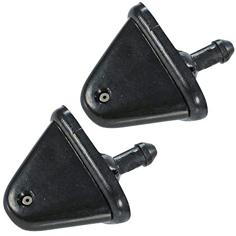 BESTPRICE 2x Waschwasserdüse Scheibenreinigung hinten vorne