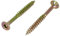 200 Stück Torx-Spanplattenschrauben 4,0 x 70 mm – gelb verzinkt – Teilgewinde/Torx/Universal-Schrauben