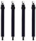 Bedecor -4Pcs (60cm à 200cm) Tendeur Drap Housse Lit Drap Réglable,Tendeurs de Maintien,Convient à Tous Lits et Matelas,Noir
