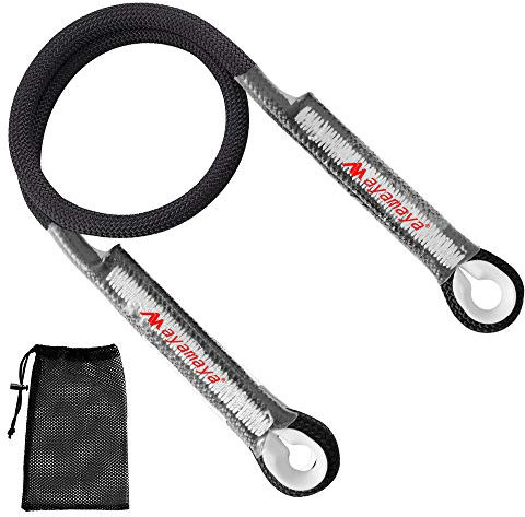 Prusik Loop Pre-Sewn Eye-to-eye Static Rope, 10mm 27KN Rock Climbing Hitch Cord Sling 30 inch / 45 inch for Mountaineering Equipment Tree Caving Arborist Rappelling Rescue, CE Certification