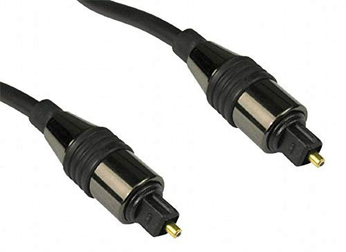 JAFSAL ONLINE Digital Optical Audio Cable- Toslink Cable- Gold Plated Premium Quality Audio Cable Toslink Lead- Ideal for Smart Tv, Soundbar, PS4, DVD/CD, Home Theatre- (15 Meter)
