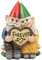 Ebros Skulptur Herr und Frau Gartenzwerg Hobbit Pärchen sitzend auf Fliegenpilz Pilze Statue 15,9 cm hoch Forever Love Struck Zwerge Heimdekoration Skulptur Figur