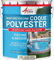 Peinture piscine, coque polyester, peinture hydrofuge, imperméabilisante, piscine et bassin - 20 kg (jusqu'à 65m² en 2 couches) Blanc Perlé - RAL 1013 - ARCANE INDUSTRIES