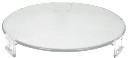 eRicambi, Whirlpool C00131575 482000014941 Candy Elica Plafonnier Cache-Lampe Diffuseur Lumière Ronde pour Cappe, Diamètre 7,58 cm, en Plastique renforcé Fabriqué en Italie