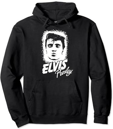 Elvis Presley Official Kissy Face Pullover Hoodie